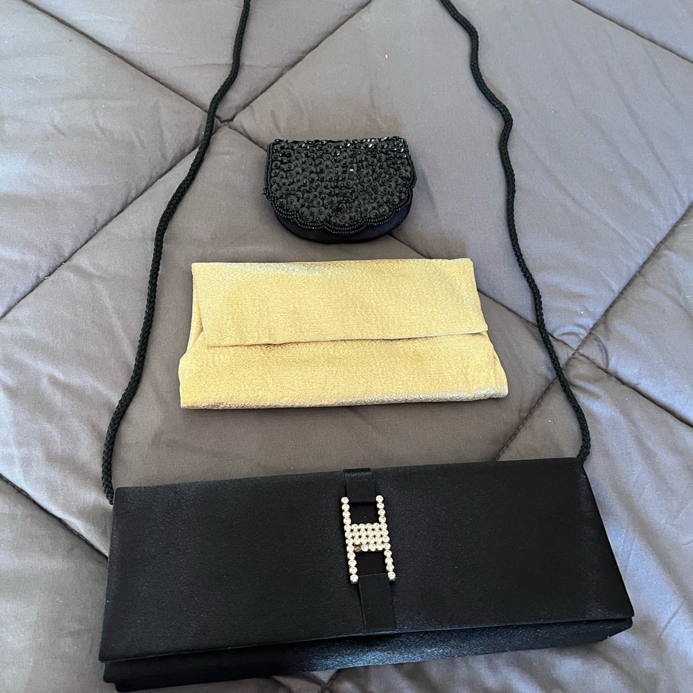 Vintage evening handbag collection.